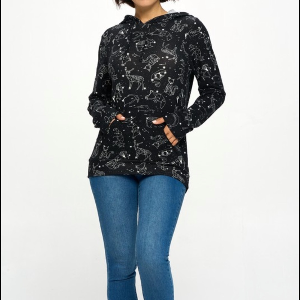 Celestial Animals Hoodie - Picture 2 of 9